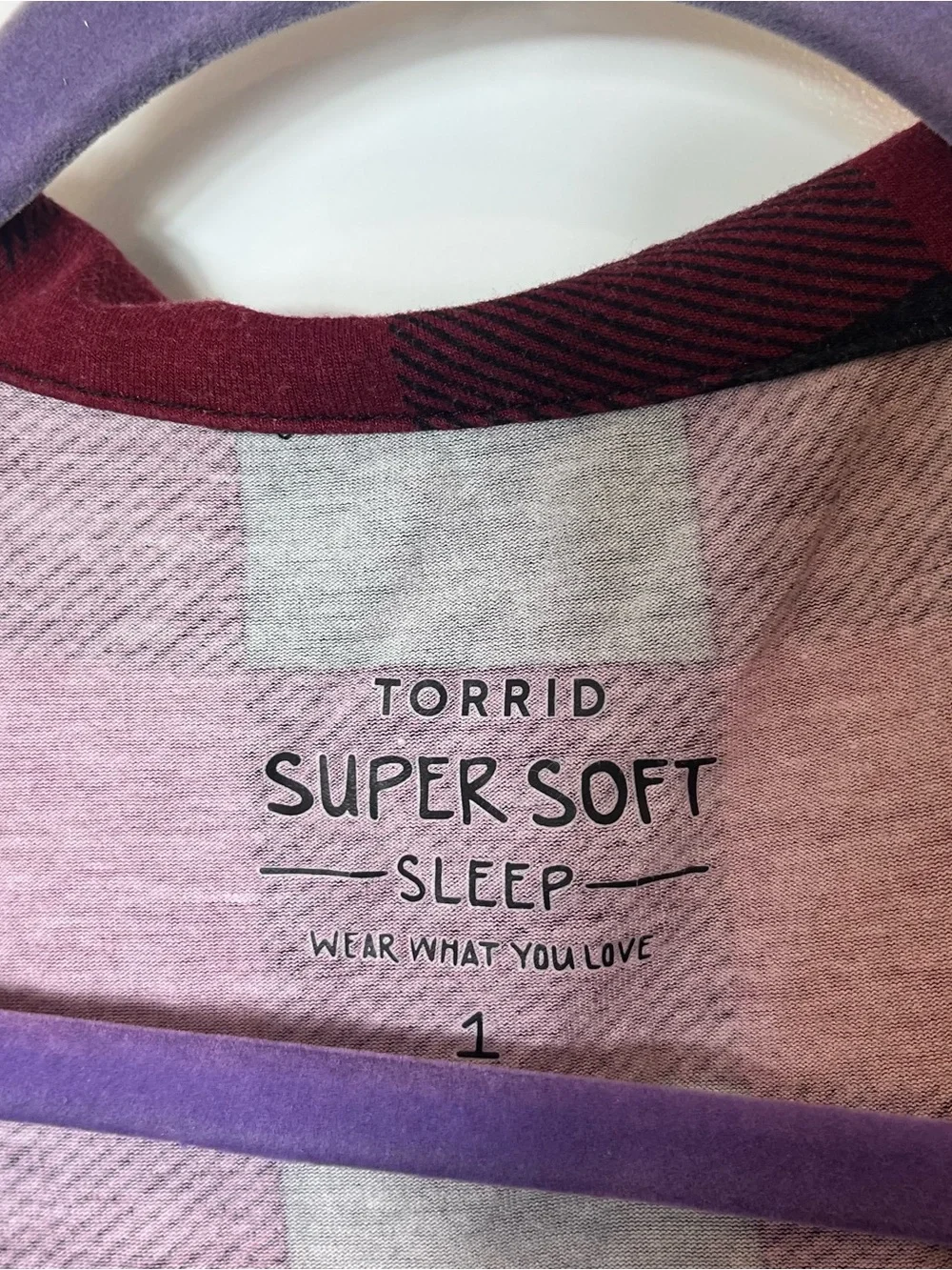 torrid soft plaid